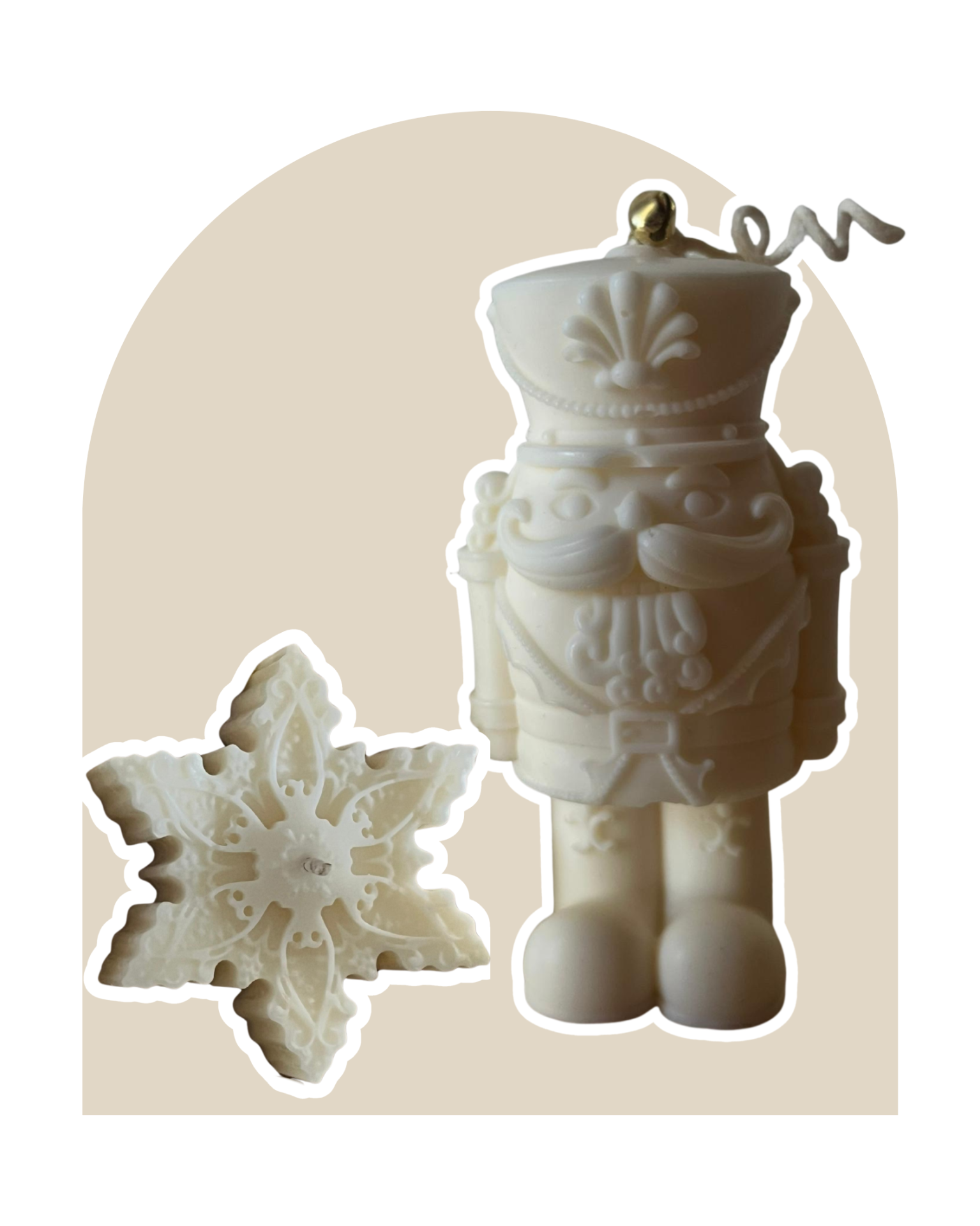 Vianočny box sojových sviečok