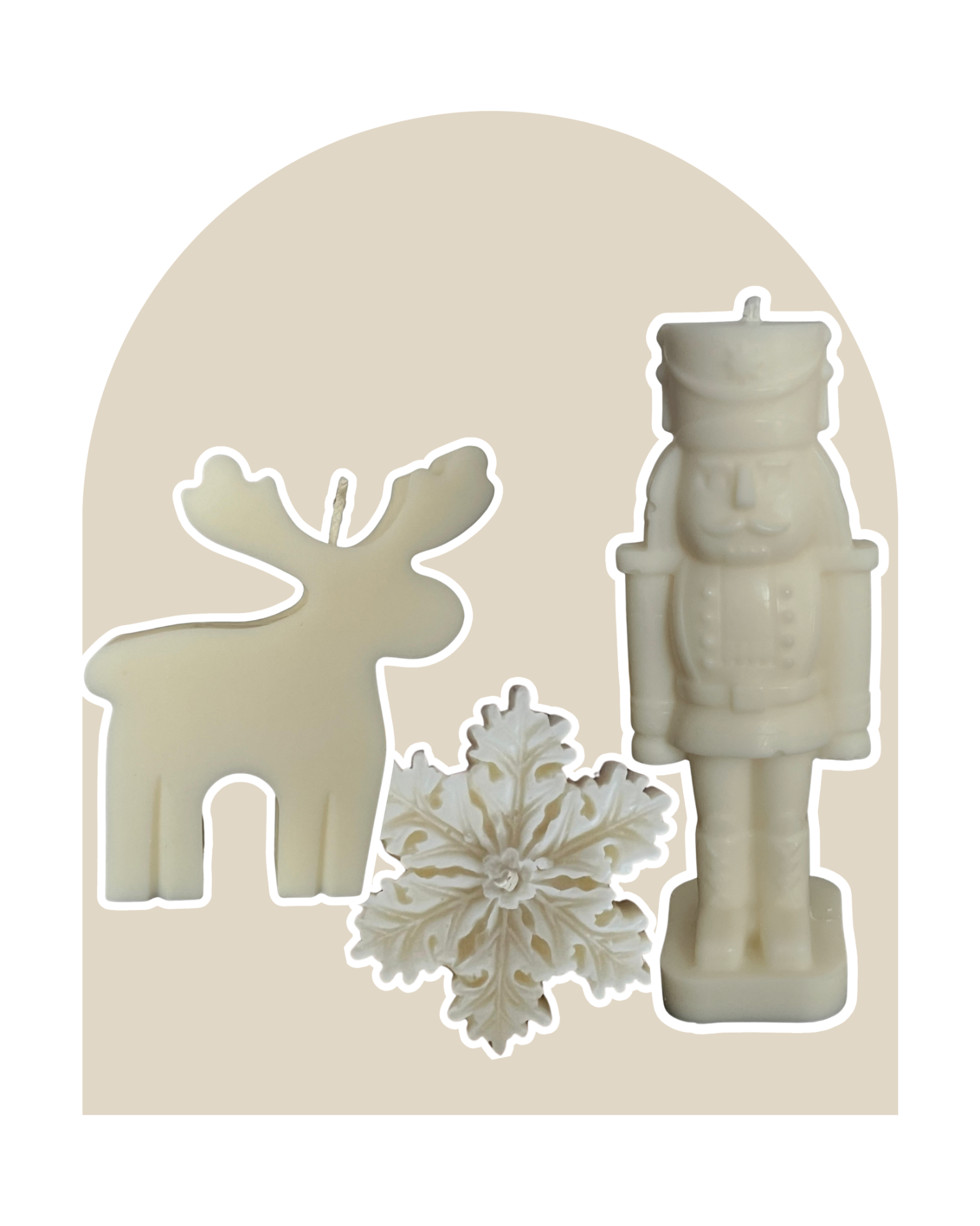 Vianočny box sojových sviečok