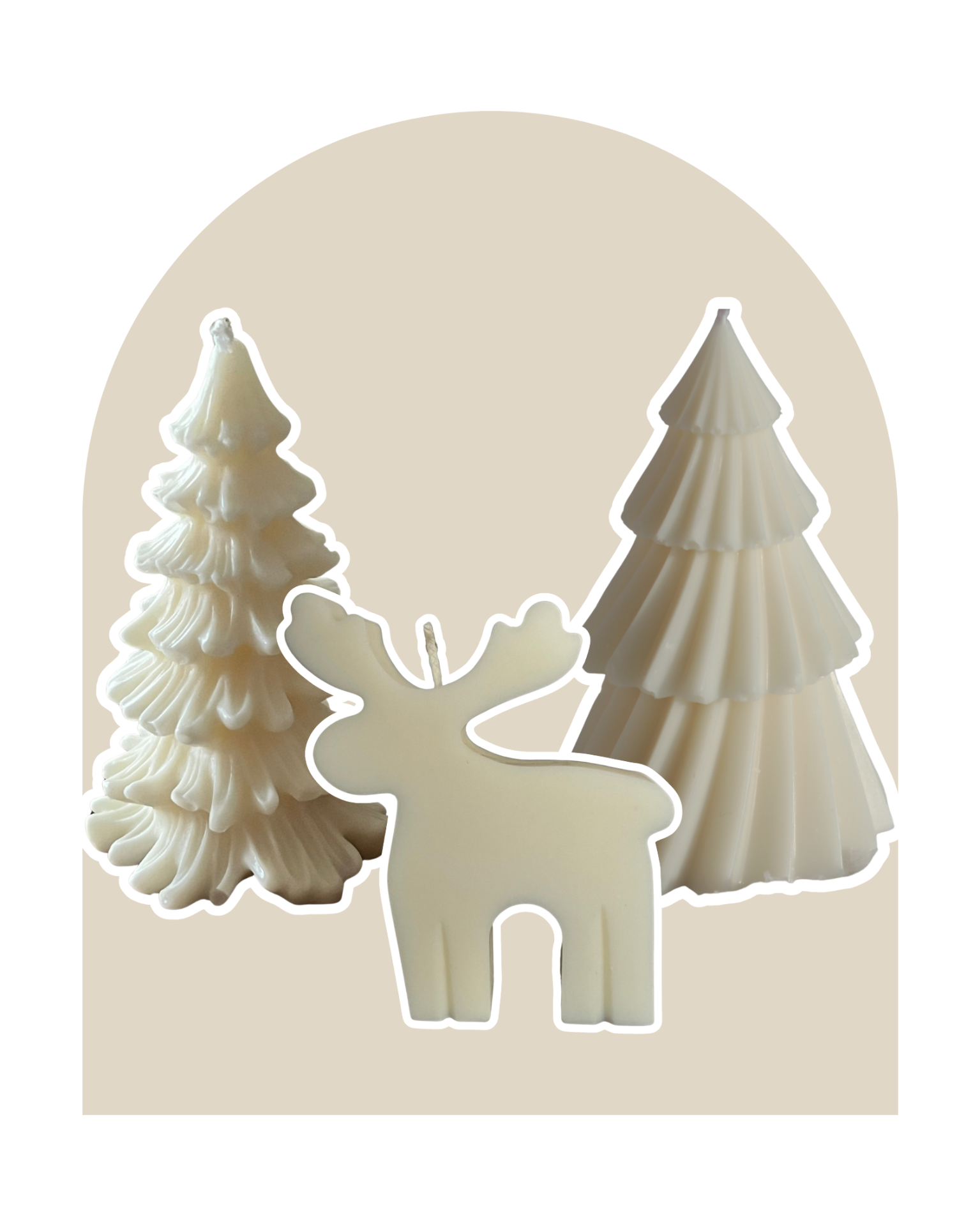 Vianočny box sojových sviečok