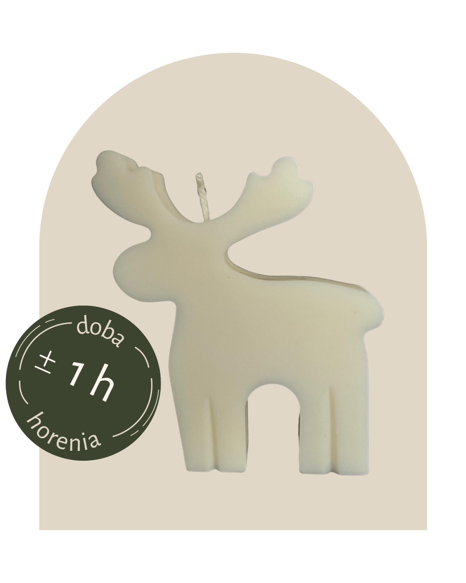 Sójová sviečka v tvare Soba