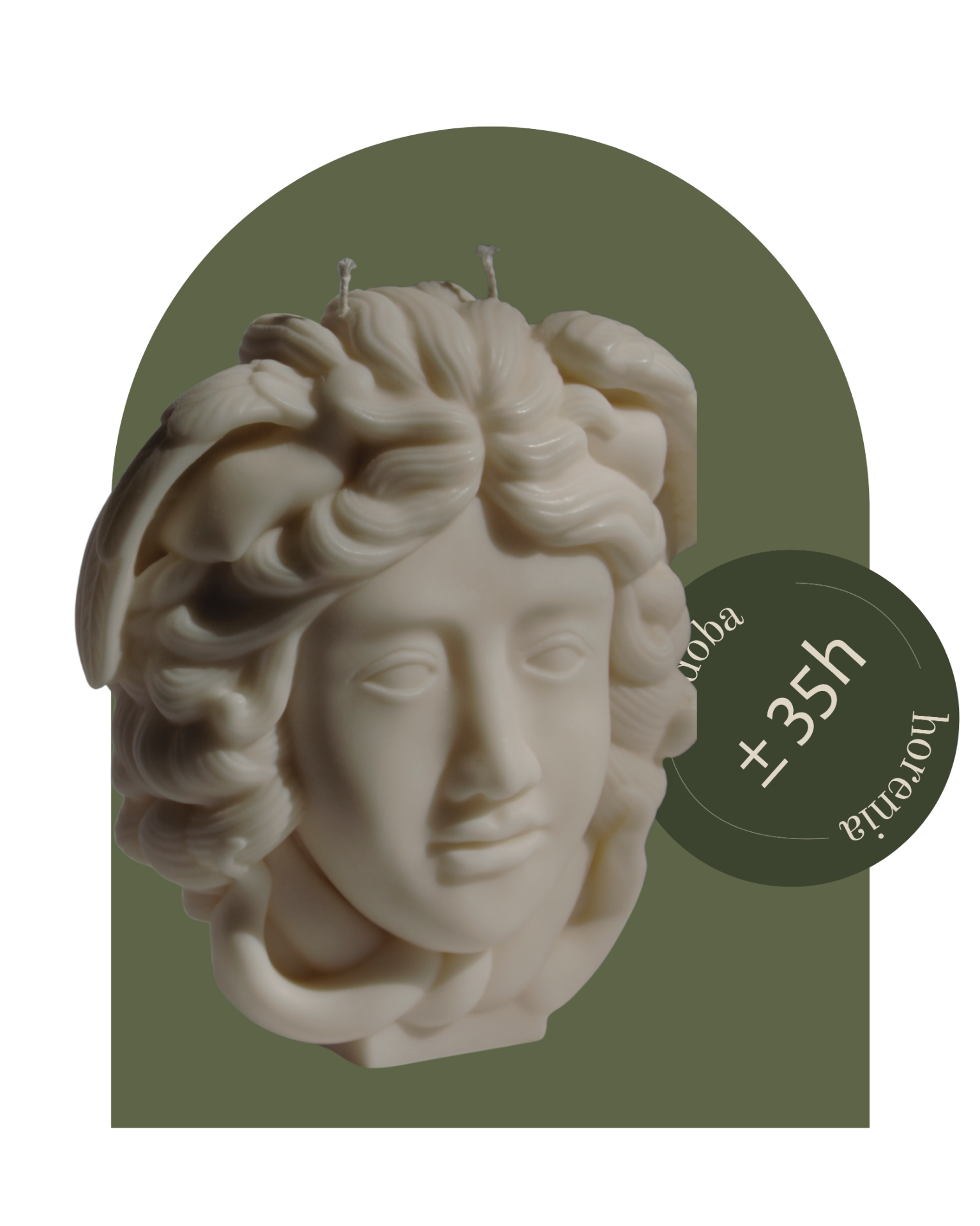 Medusa sójová sviečka