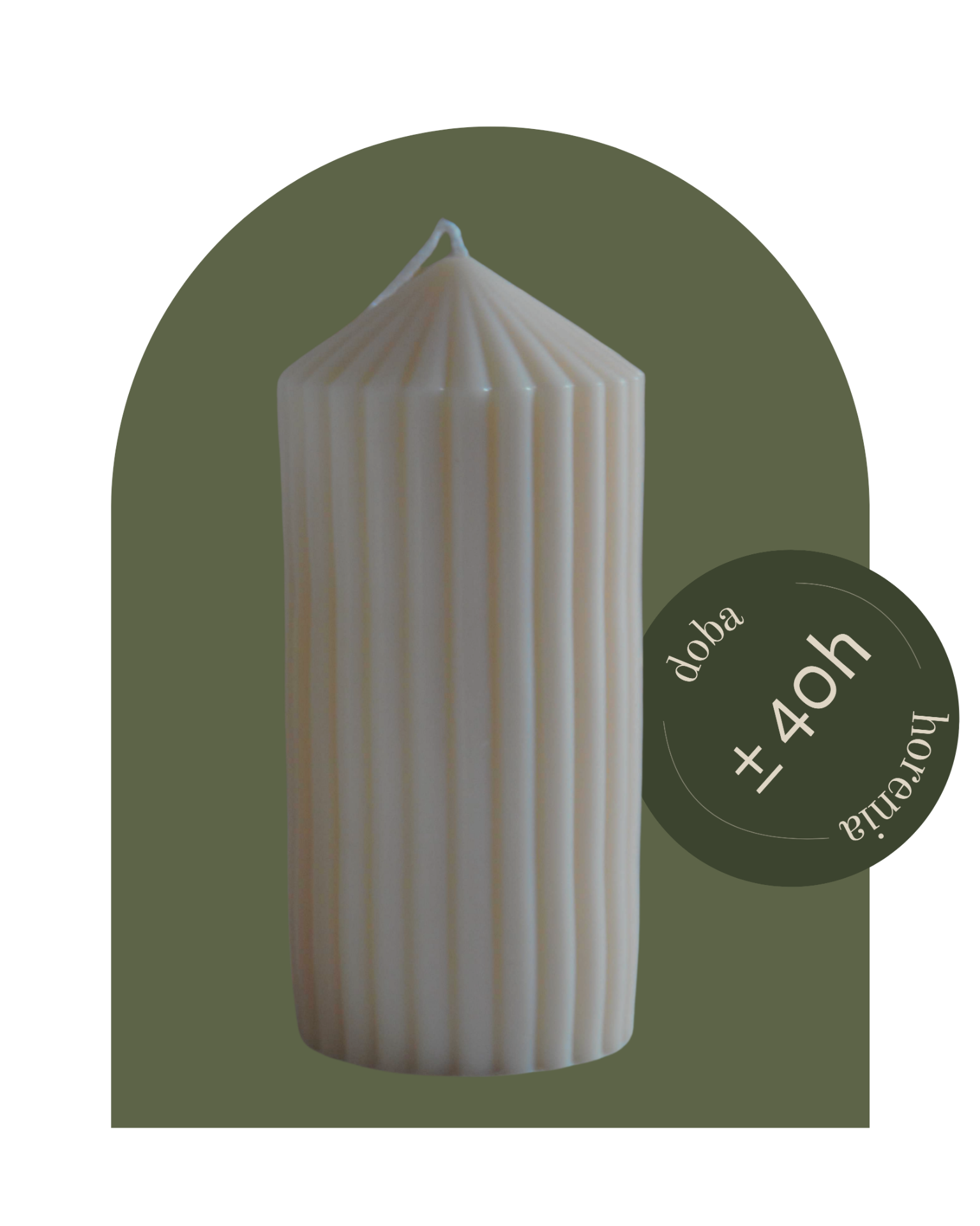 Pillar M sójová sviečka