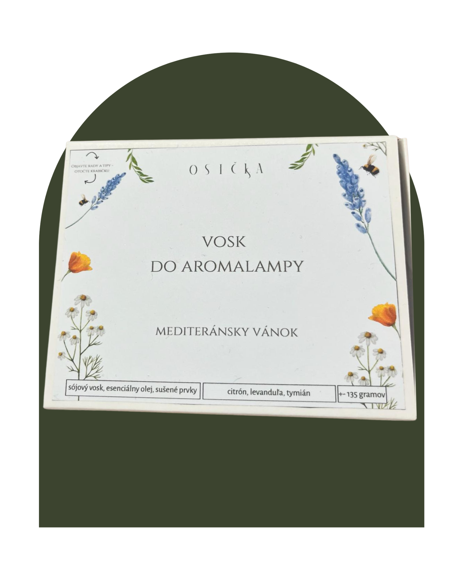 VOSK DO AROMALAMPY - Mediteránsky vánok