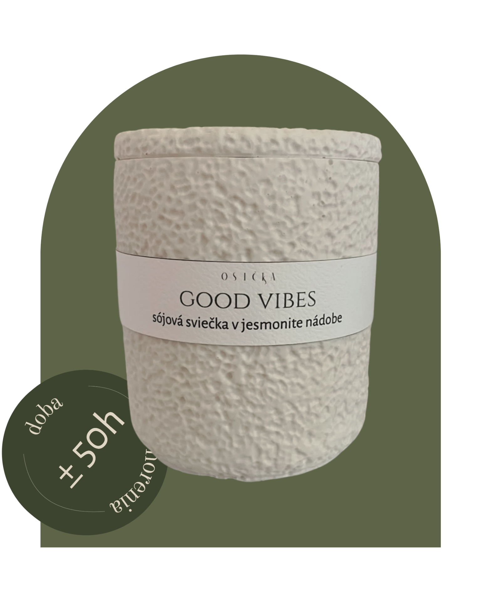 Sójová sviečka Good Vibes