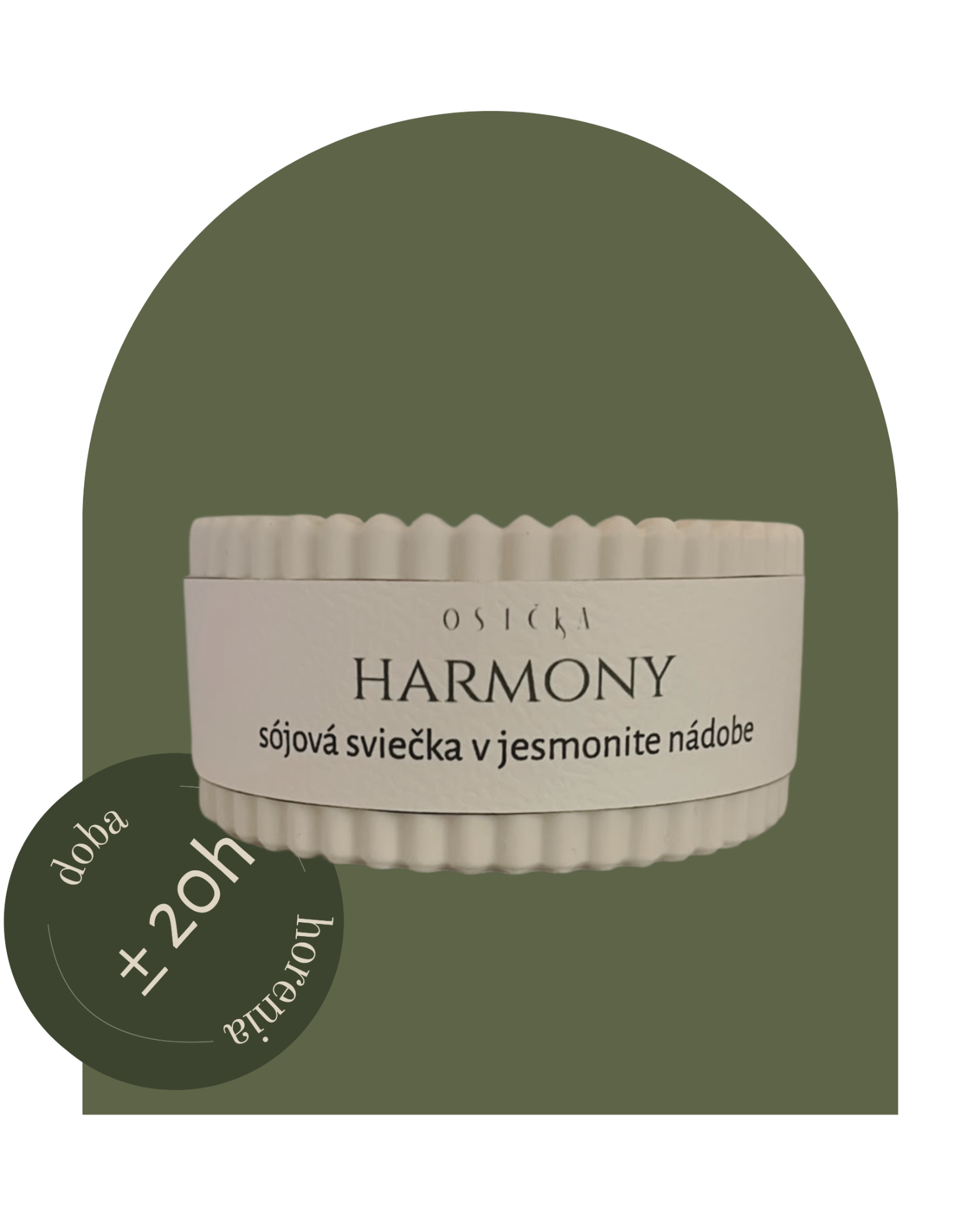 Sójová sviečka Harmony