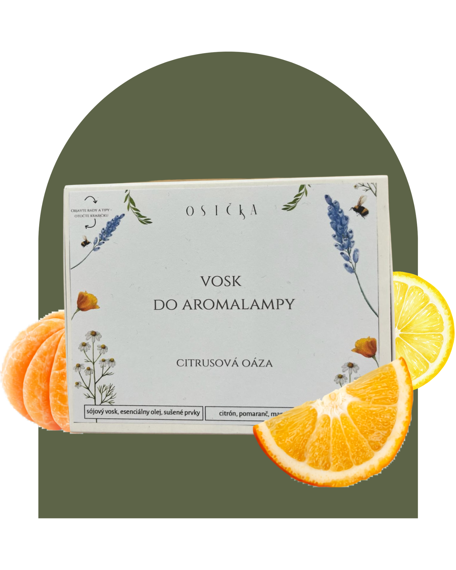 VOSK DO AROMALAMPY - Citrusová oáza