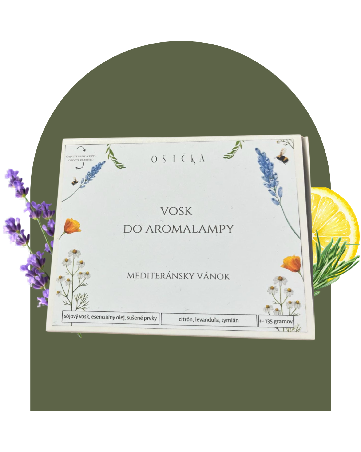 VOSK DO AROMALAMPY - Mediteránsky vánok